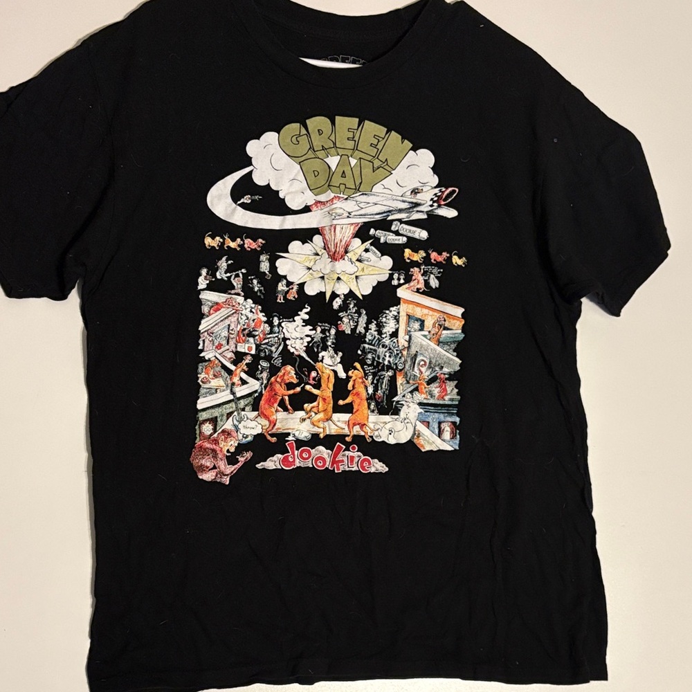 Green Day Black Graphic Tee